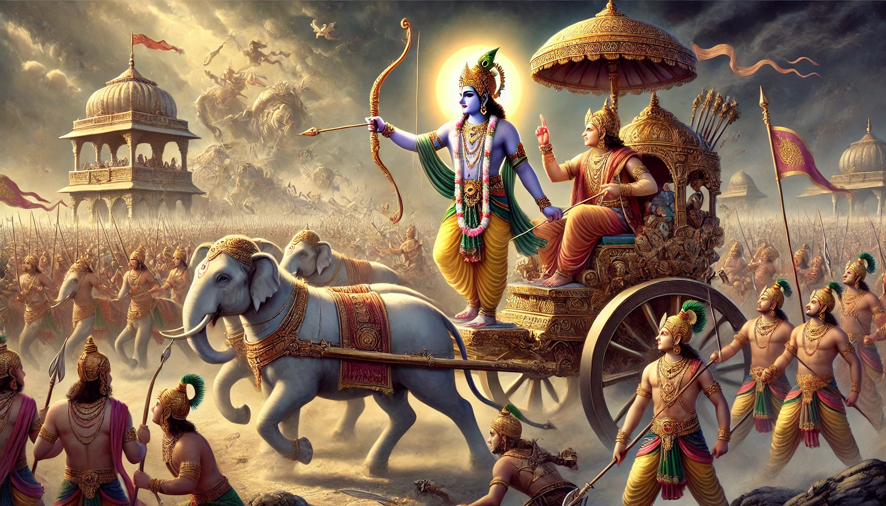 कुरुक्षेत्र युद्ध में श्रीकृष्ण की भूमिका