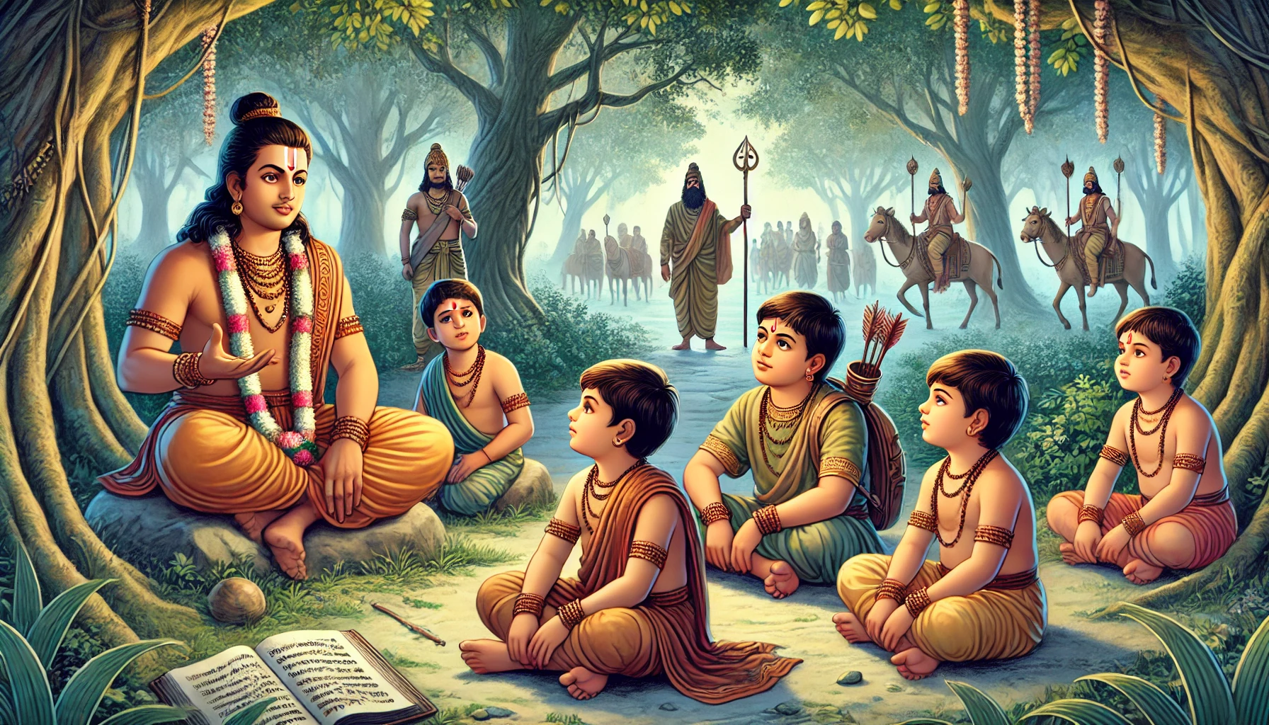 राम का बचपन और गुरु वशिष्ठ की शिक्षा