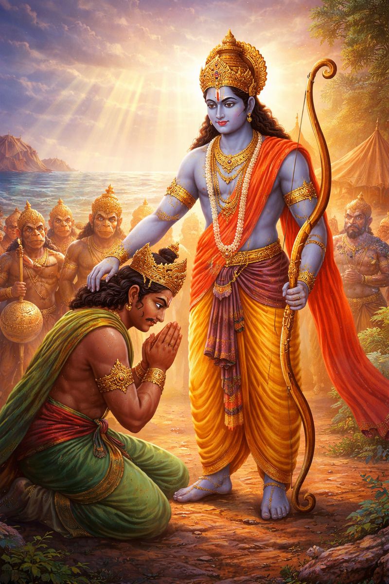 Vibhishan Sharnagati | विभीषण शरणागति – धर्म, नीति और श्रीराम की शरण में आने की अमर कथा