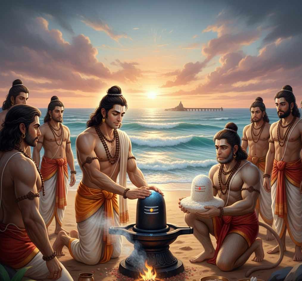 Rameshwaram Ki Sthapna Story in Hindi | रामेश्वरम ज्योतिर्लिंग की स्थापना की कहानी