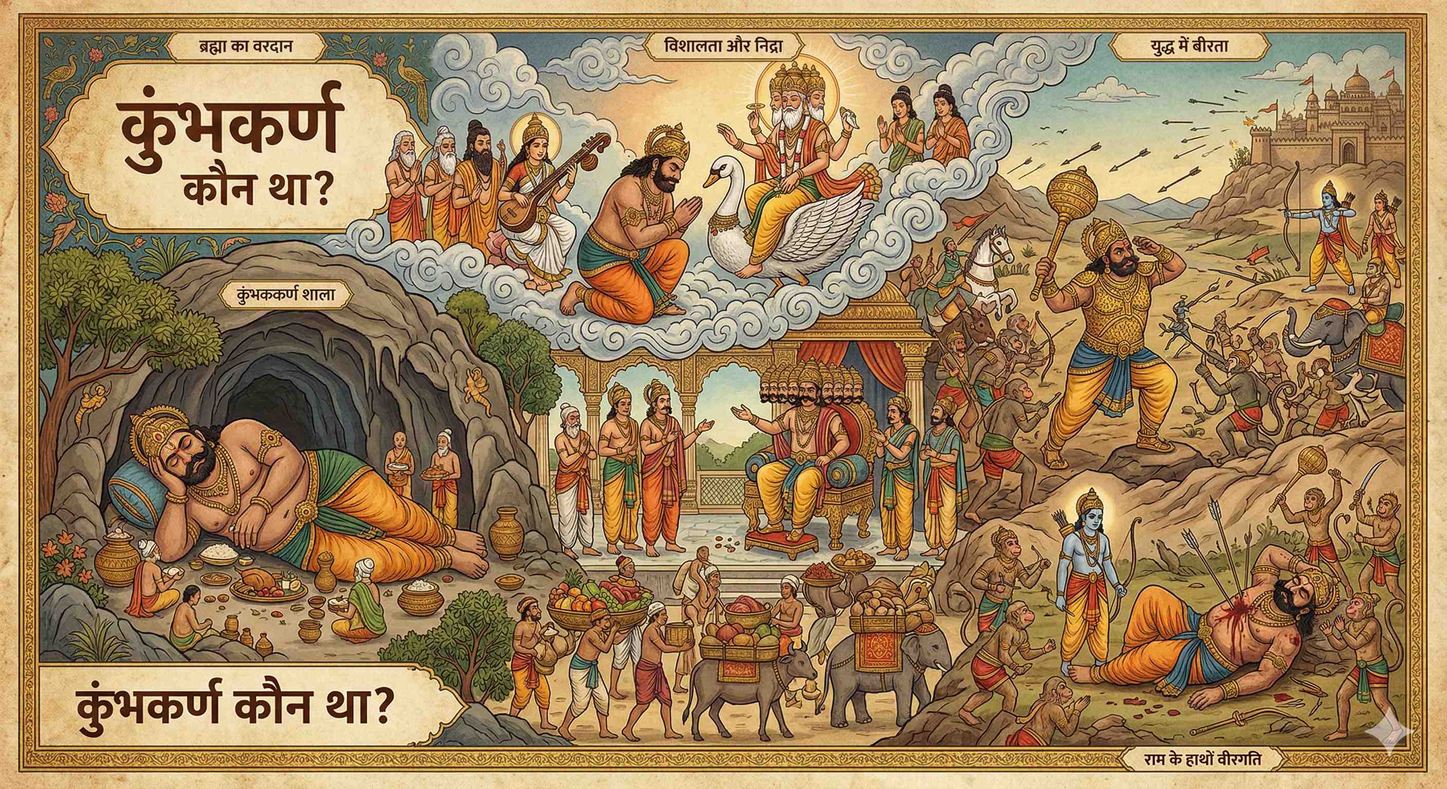 Kumbhakarna: कुंभकर्ण – रावण का वो विशालकाय भाई जिसके जागने से लंका काँपती थी